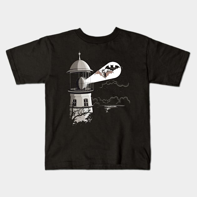 False Alarm Kids T-Shirt by DiJay